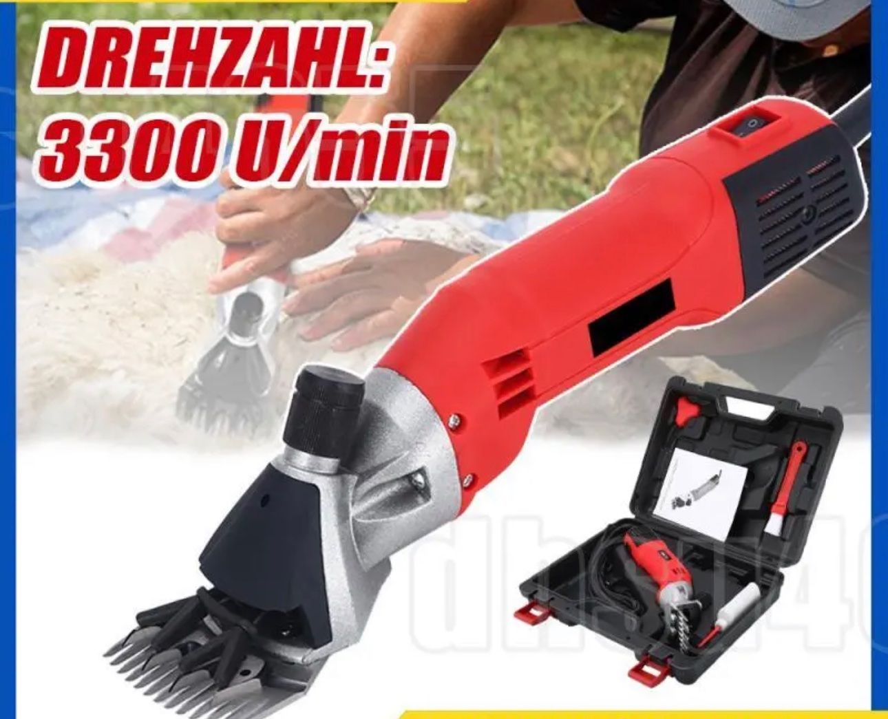 Alle Maschinen: + 1300W Schafschere Schermaschine Elektrische – Neu und originalverpackt aus Amriswil von JaJa-Express 1