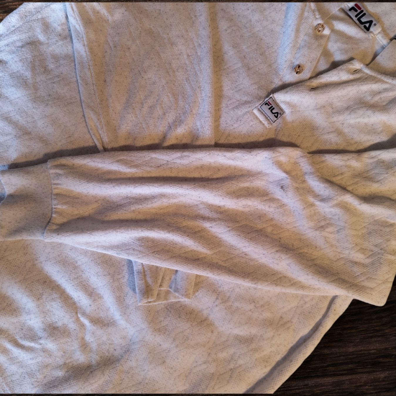 Fila Maglioni & Felpe: FILA Langarmshirt Retro Gr. M weiss – Usato da Arlesheim venduto da fin_xkp9 5