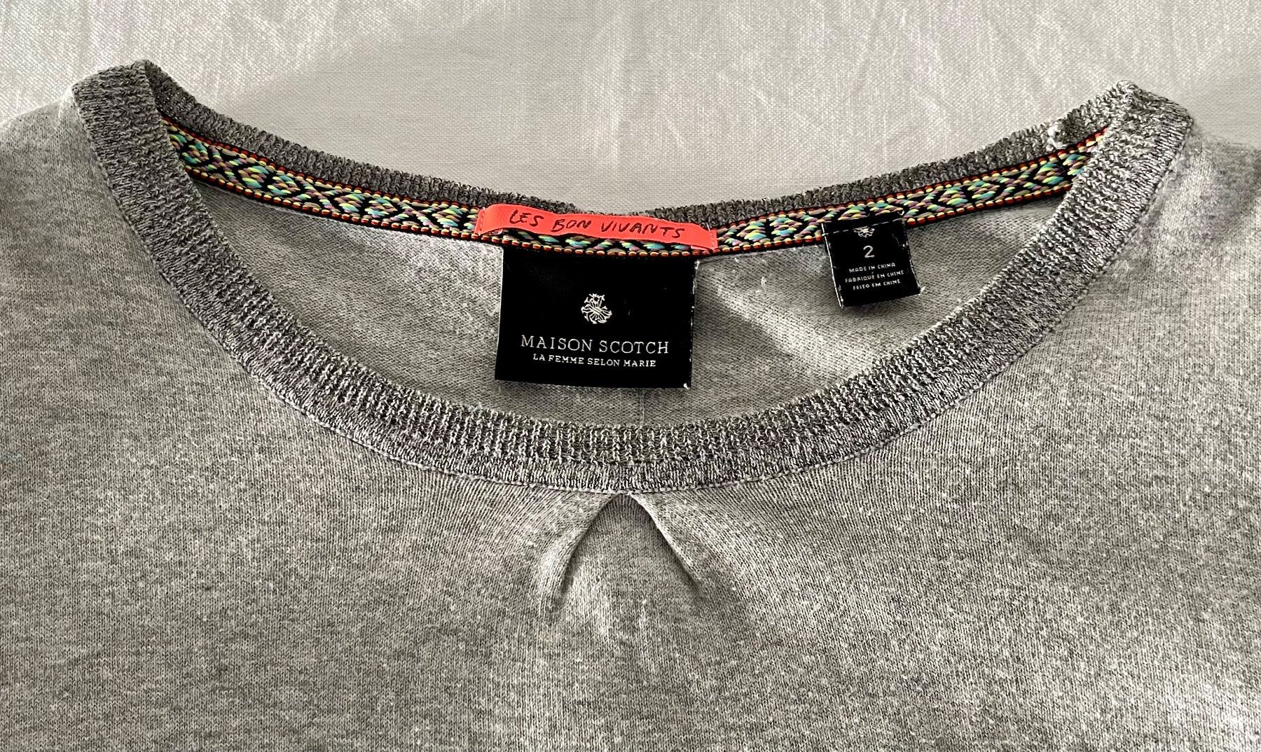 Maison Scotch Maglioni & Felpe: Cooler Pulli Baumwolle mit Sternen-Applikationen – Usato da Weiningen ZH venduto da san_7hsm 2