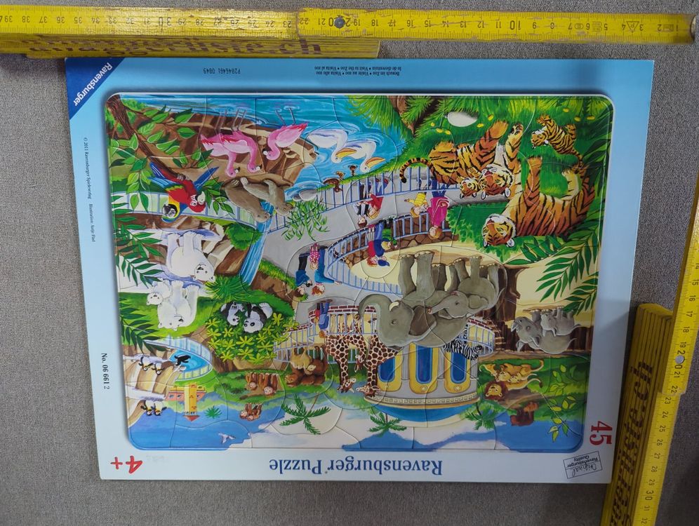 Rahmenpuzzle Besuch Im Zoo 45 Teile