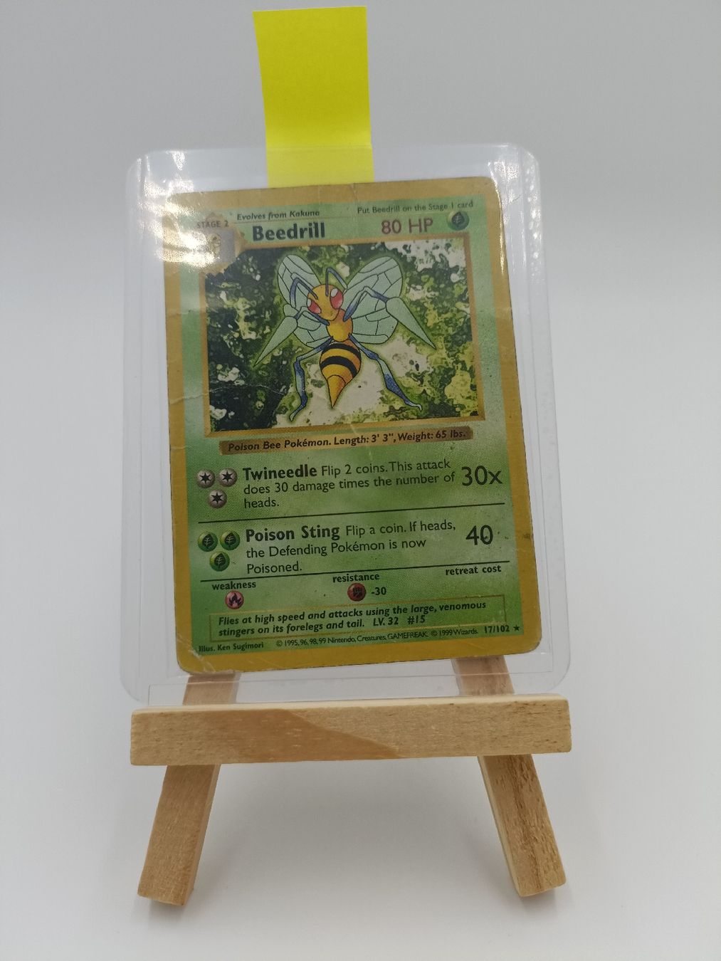 Karten: Pokemon Karte Beedrill Vintage Shadowless – Gebraucht aus Zihlschlacht von Sir_Lonedrinker