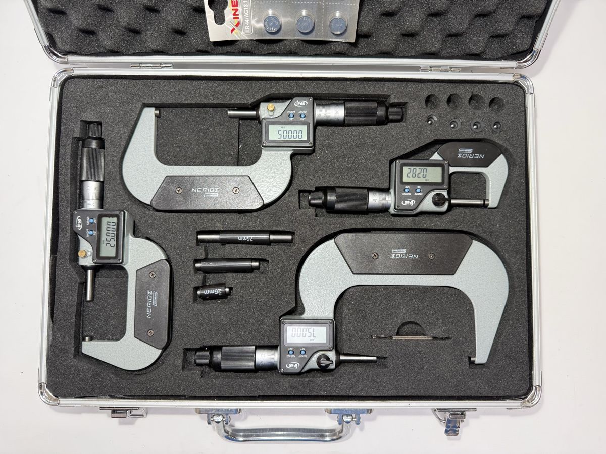 Misurare: Bügelmessschrauben Set Neriox 0-100mm digital Mikrometer – Usato da Boswil venduto da ABLagerBoswil 5