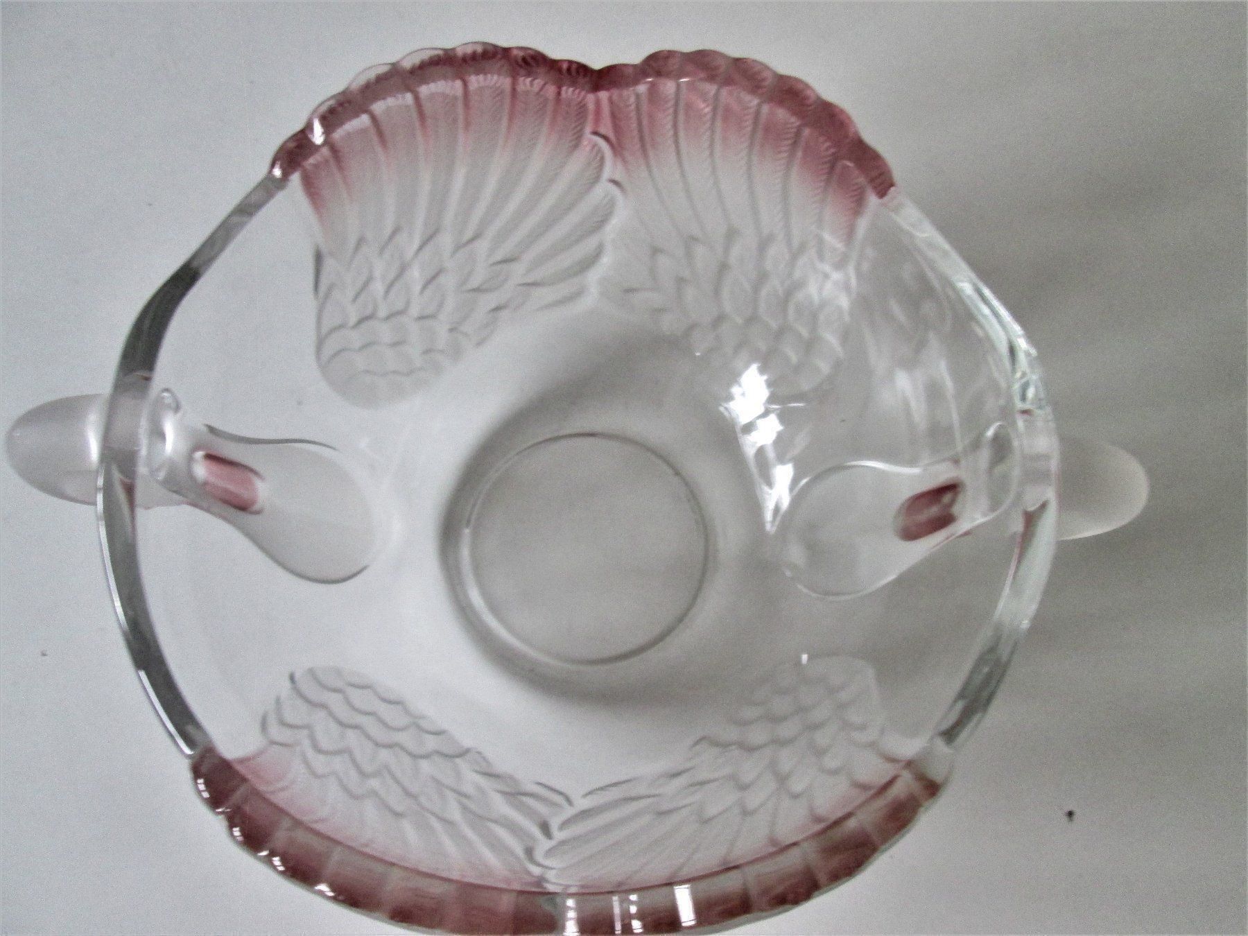 Schalen: Glasschale mit Schwänen – Gebraucht aus Sementina von babucia 2