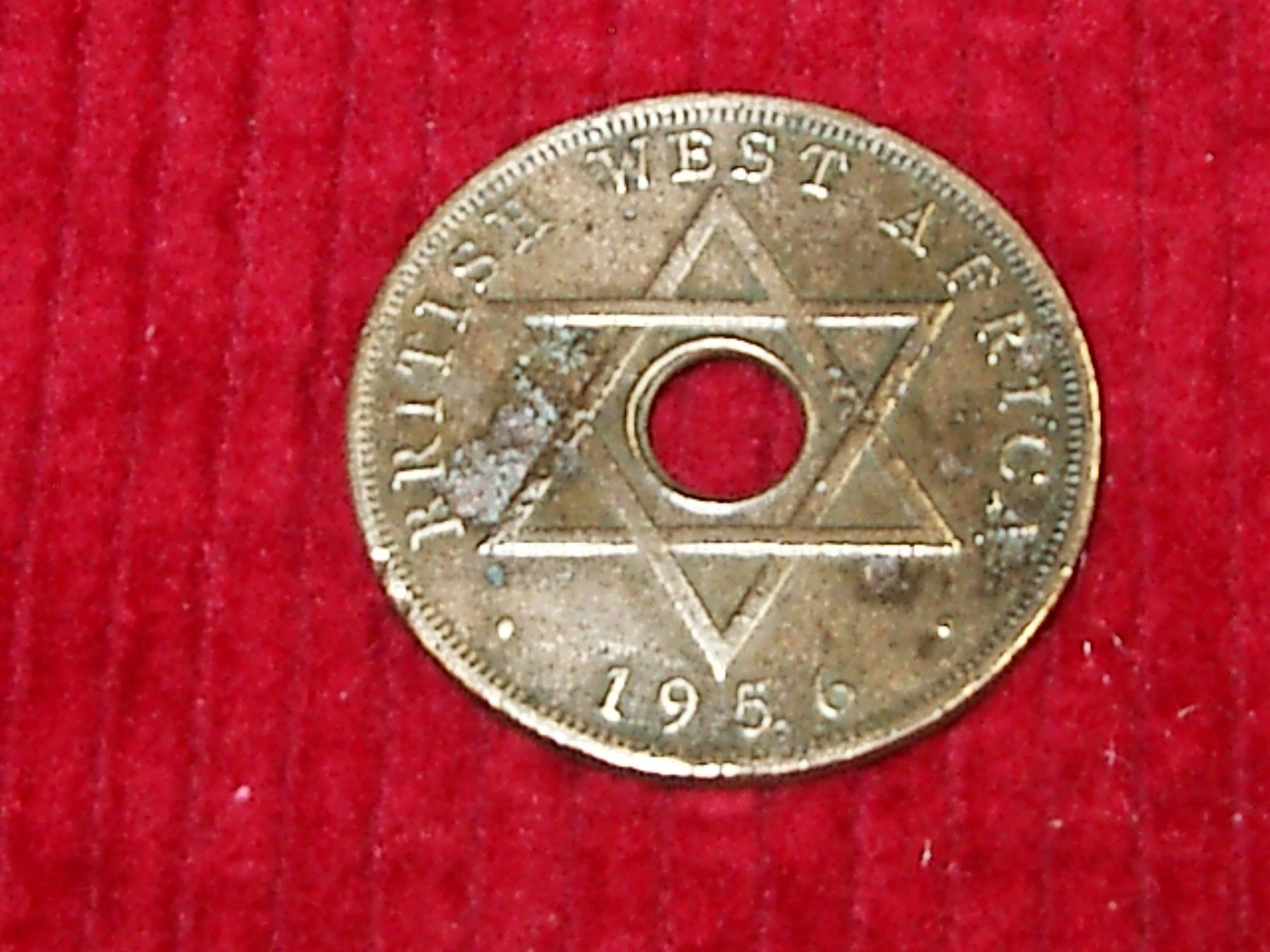 Tutti le monete: One Penny Britisch Westafrika von 1956 – Usato da Laupen ZH venduto da tonisculati 1