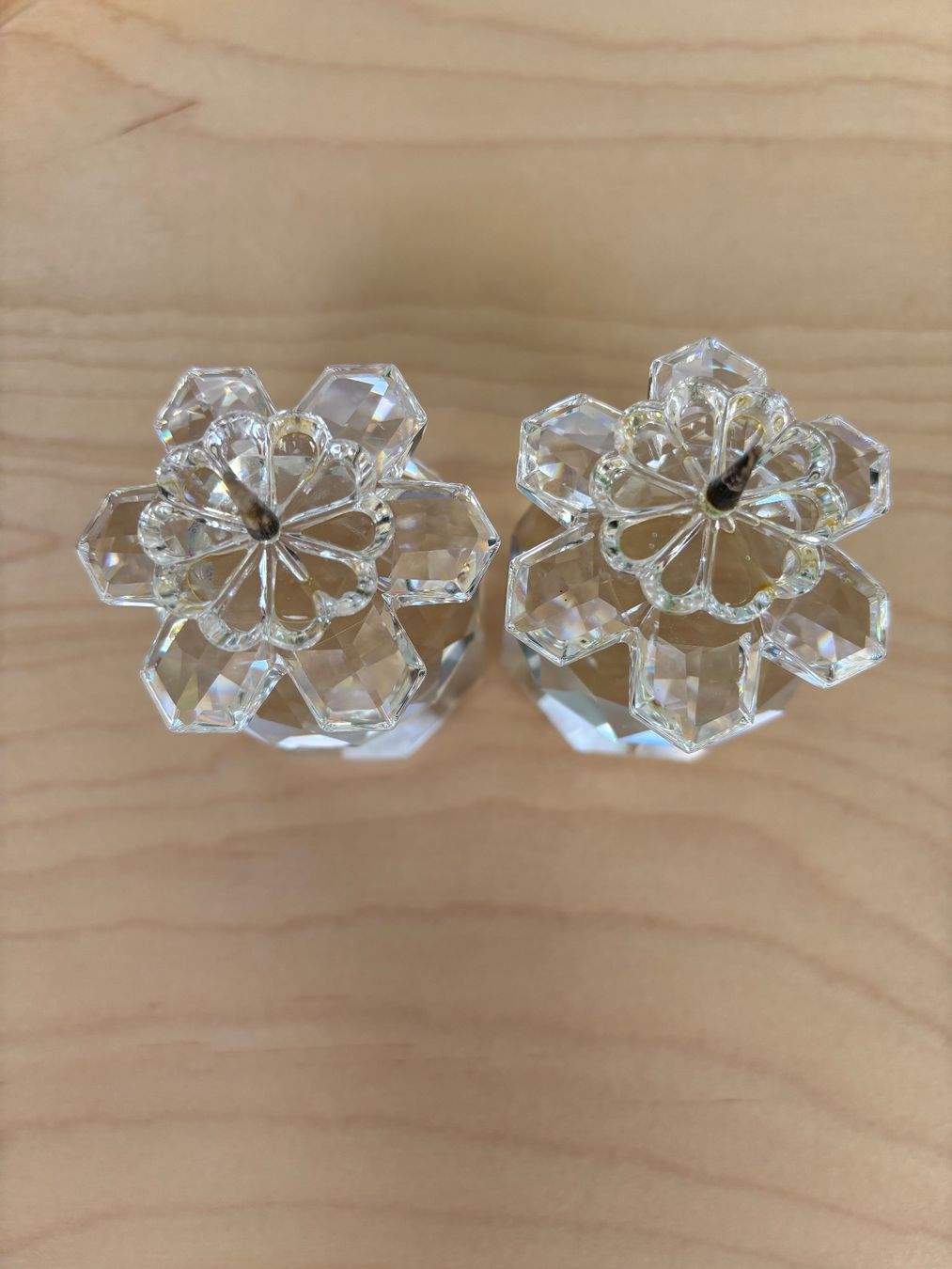 Swarovski Portacandele: Swarovski crystal vintage candle holders – Usato da Steinhausen venduto da ChromeVintage 7