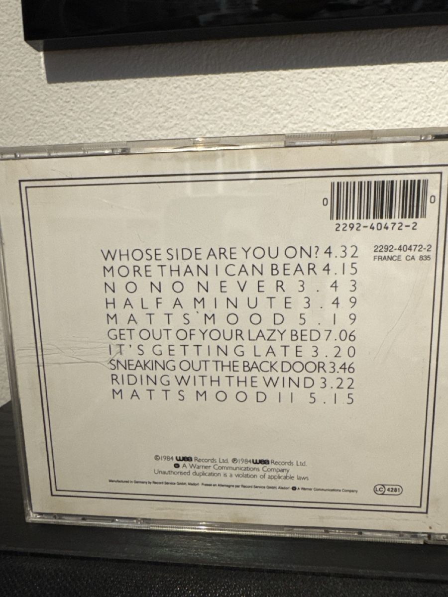 CD: Matt Bianco - whose side are you on - misprint cd – Usato da Oberglatt ZH venduto da Incredibles 1