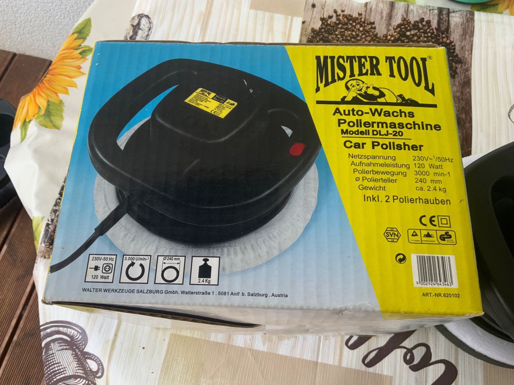 Alle Maschinen: Mister Tool Auto-Wachs Poliermaschine – Neu und originalverpackt aus Schübelbach von Hecht11.