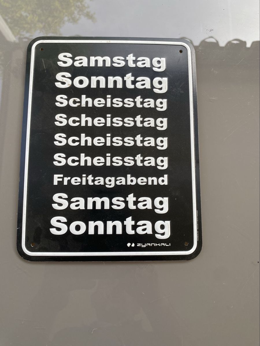 Ecriteaux: Schild – D'occasion à Seuzach par M.Govori