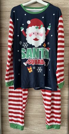 Santa Squad Pyjama L, Weihnachten, Top Zustand!
