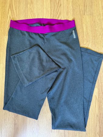 Reebok graues Legging, Gr. L