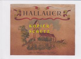 Etikette - Hallauer /bd