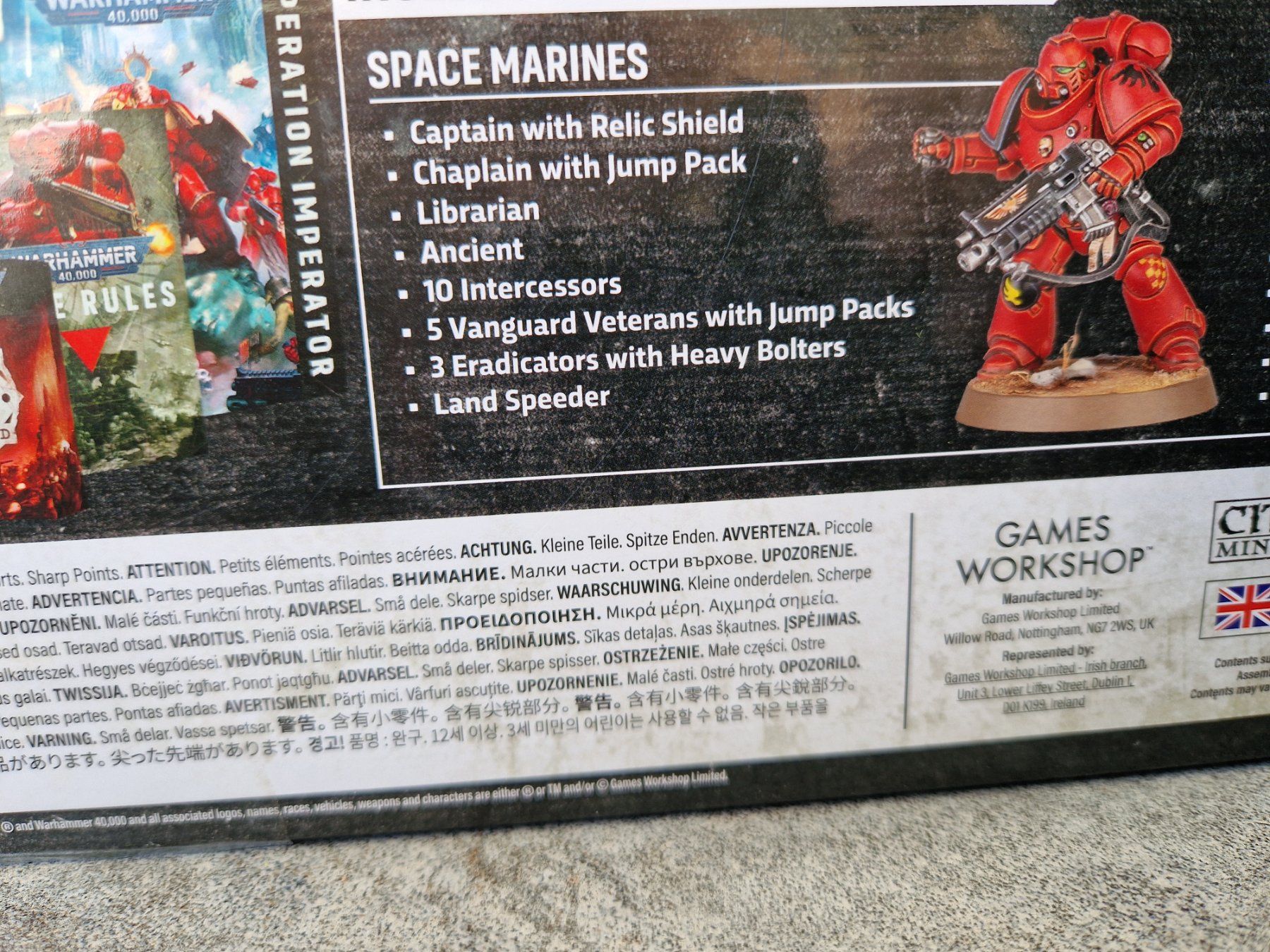 Kit di modellismo & Modellini statici: Warhammer 40k Armageddon - Space Marines hälfte – Nuovo (secondo la descrizione) da Burgistein venduto da Valmar 6