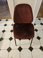 Chaise velours bordeaux - Livique