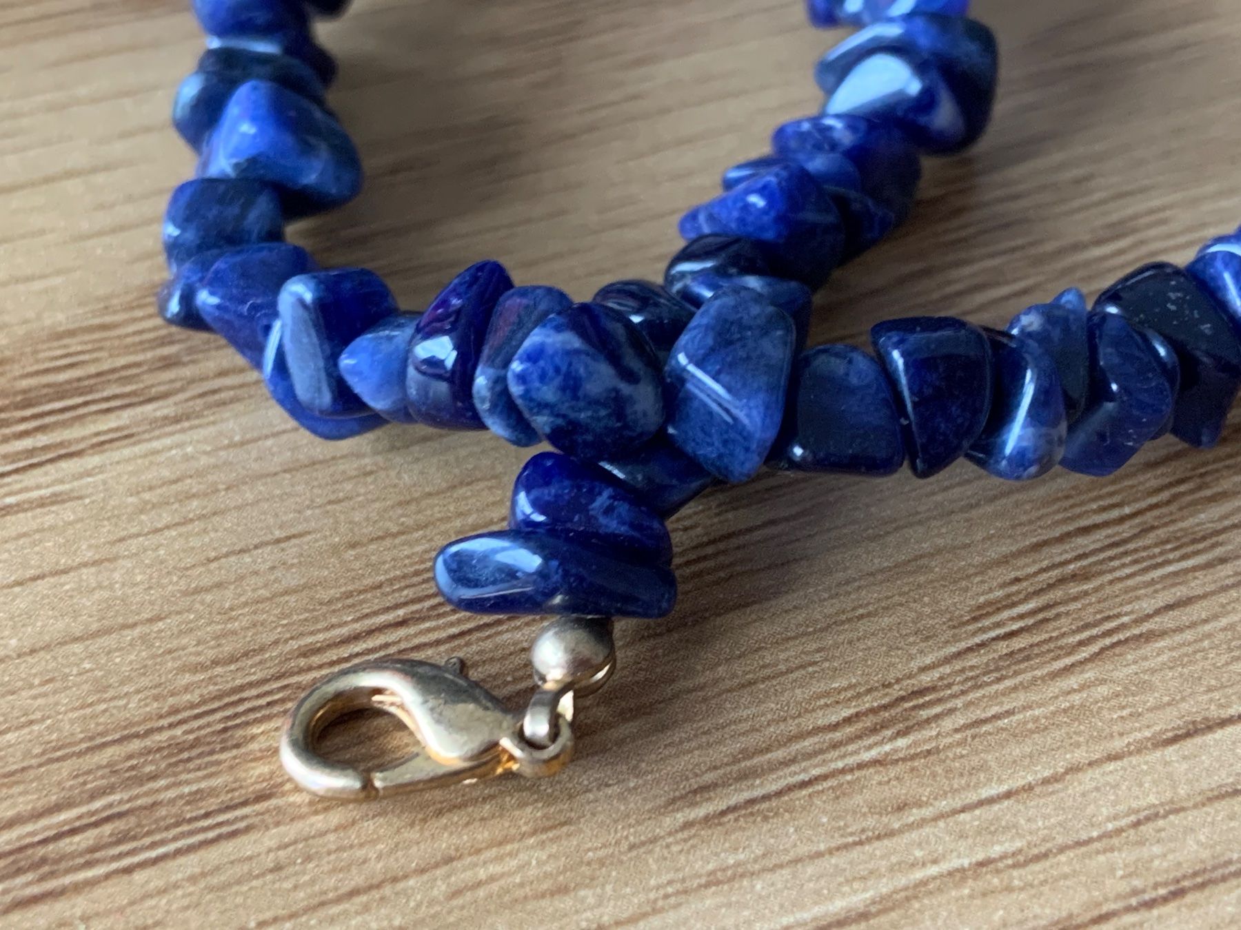 Ketten: Lapislazuli-Kette kurz (46 cm) – Gebraucht aus Laufen von belleskulptur 2