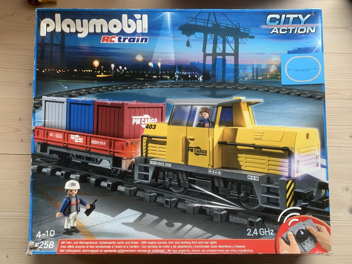 Playmobil Giocattoli: Playmobil RC-Güterzug elektrisch 5258 – Usato da Biberist venduto da coffee13