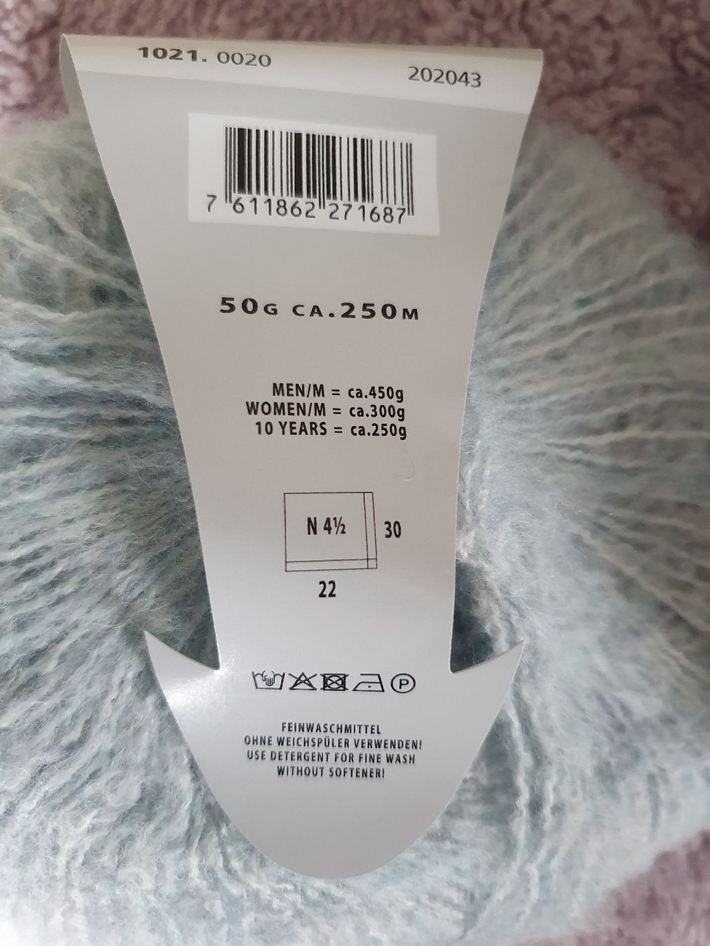 Lang Yarns Wolle: 6 Knäuel Viola von LANG – Neu (gemäss Beschreibung) aus Herisau von Stricktante 4
