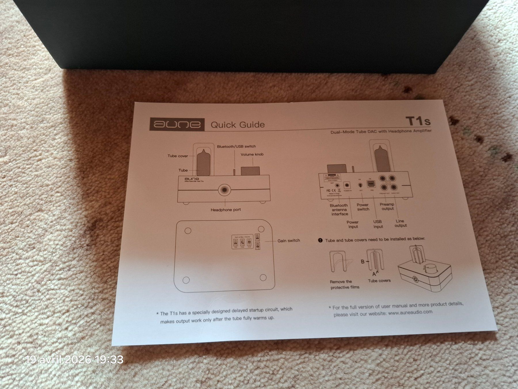 Verstärker: Aune Audio T1 S DAC Audio USB - neuf – Neu (gemäss Beschreibung) aus Yverdon-les-Bains von Dan00 5