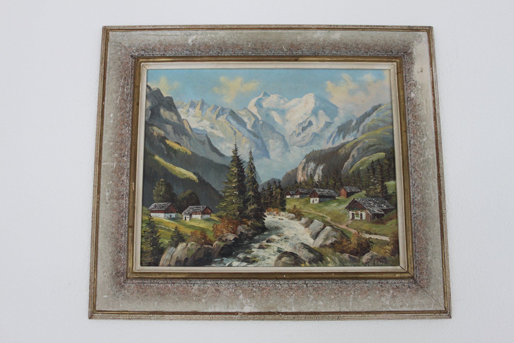 Dipinti: Kandertal mit Jungfraumassiv – Usato da Oberägeri venduto da enzian011