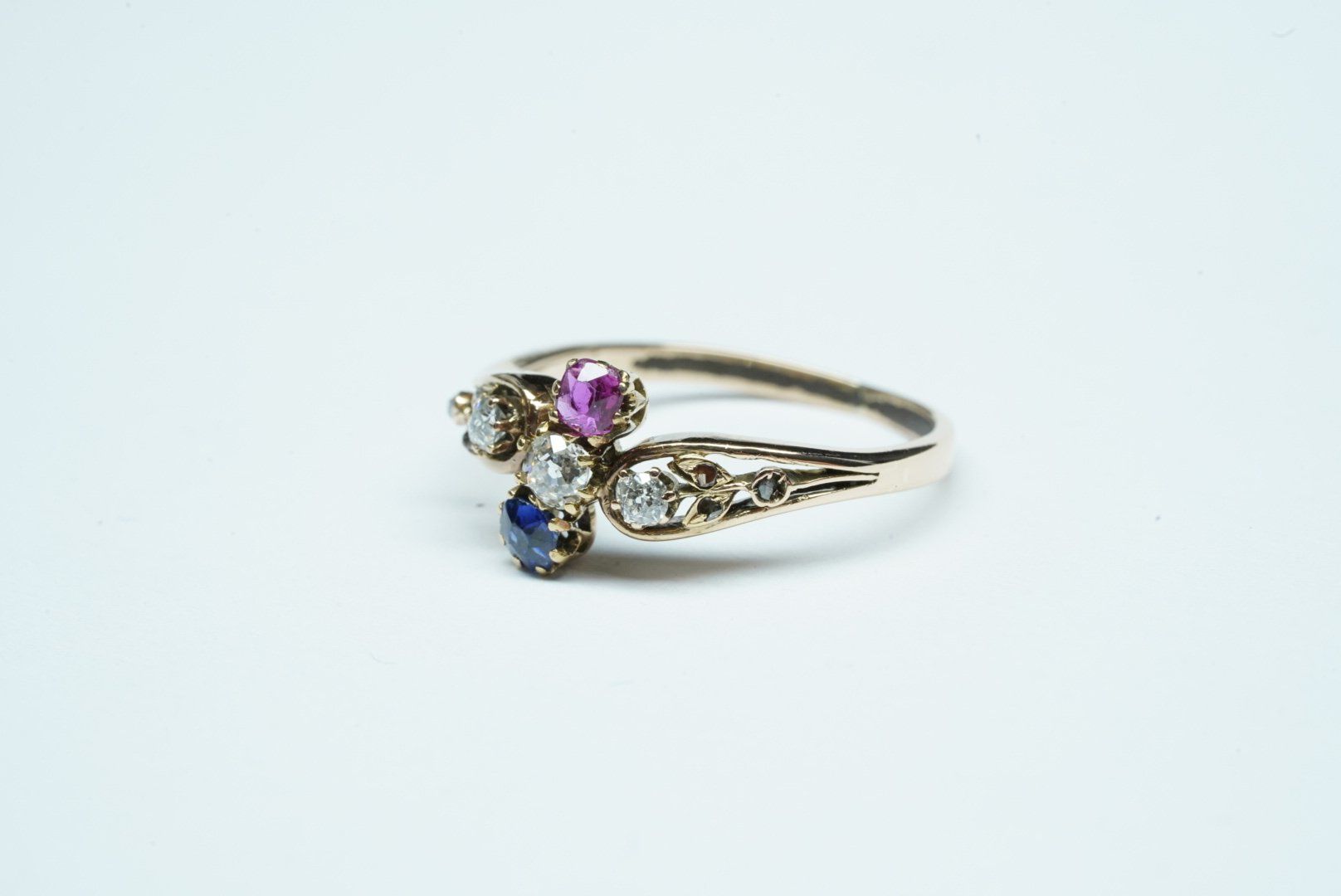 Anelli: Jugendstil Fingerring Toi & Moi um 1910 – Usato da Bülach venduto da Re-Jewelled 2
