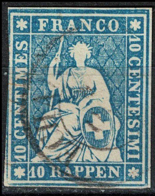 Tous les timbres: Strubel 23 gestempelt – D'occasion à Bern par bae_958f