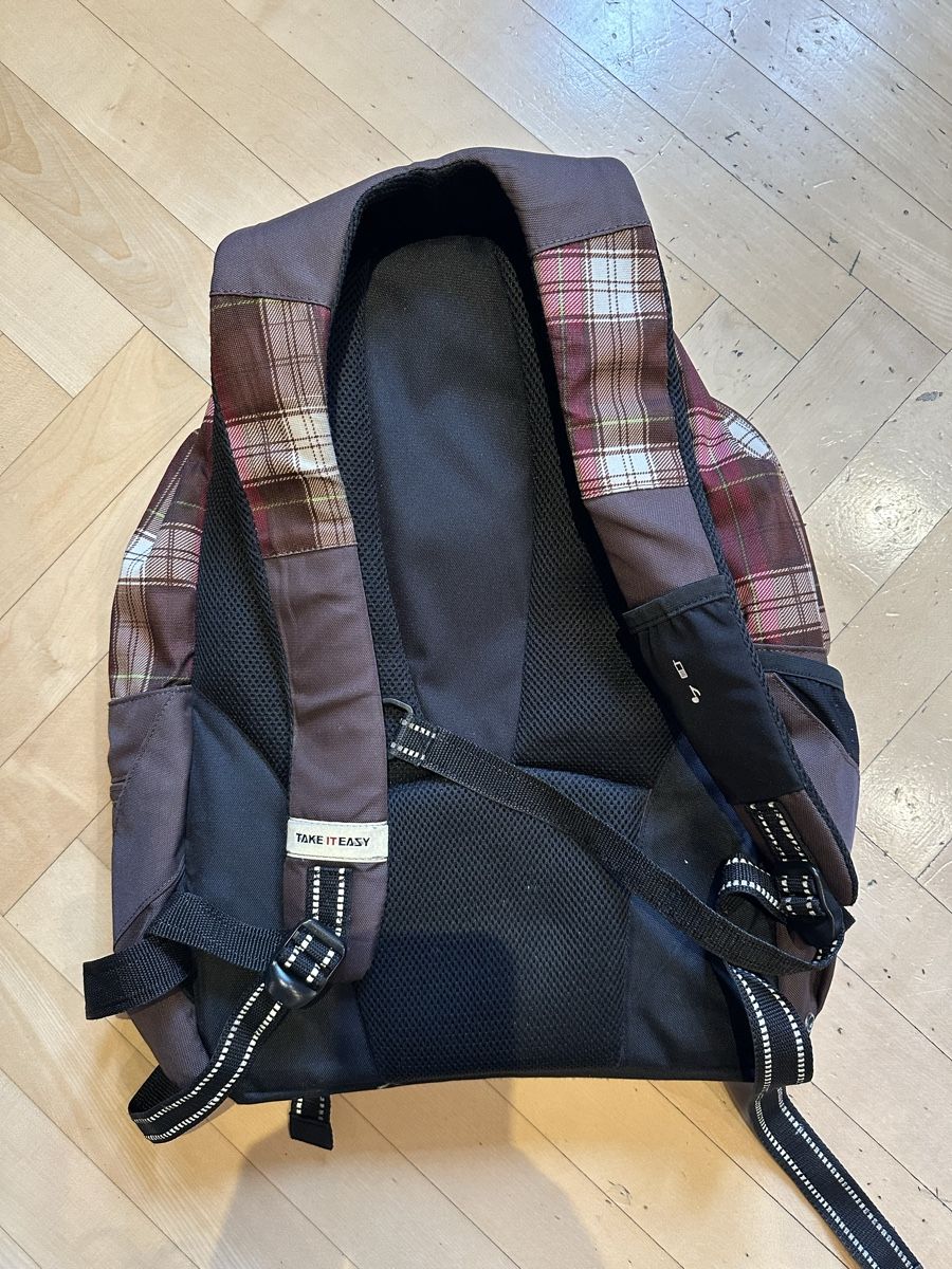 Rucksäcke: Take It Easy Rucksack/Schulrucksack braun/kariert + Etui – Gebraucht aus Hergiswil NW von kaufe_at_kaufmann 3