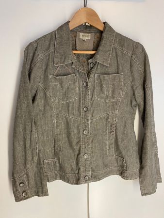 Nile Damenjacke Gr. S - 100% Leinen