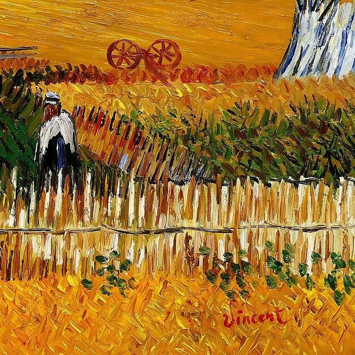 Riproduzioni & Creazioni: Vincent van Gogh - Erntelandschaft – Nuovo (secondo la descrizione) da Larnaca venduto da KunstDepot24 4