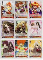 9 japanische Weiss Schwarz Karten aus Fujimi Fantasia Bunko