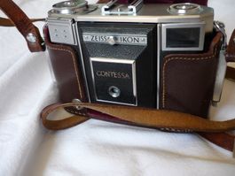 Kamera 60er Jahre - Zeiss Contessa Ikon + Etui - Neuwertig