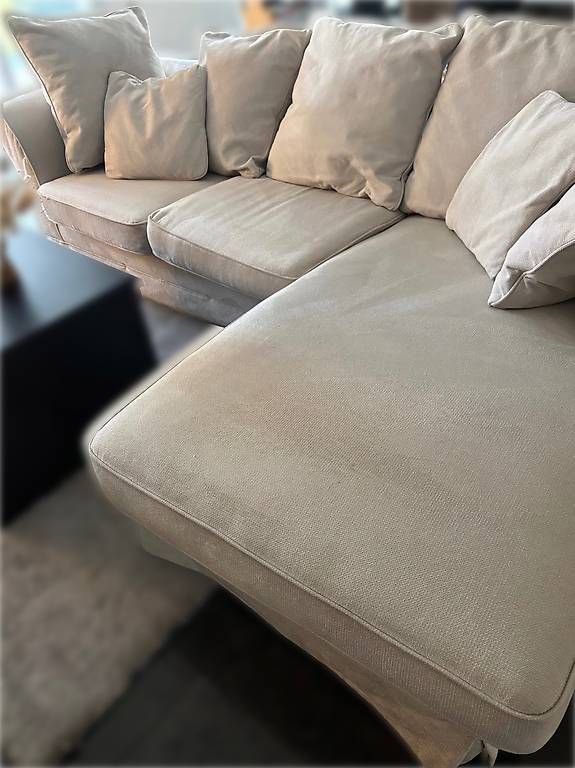 Sofas: Ecksofa beige – D'occasion à Matten b. Interl par hul_gnn7 4
