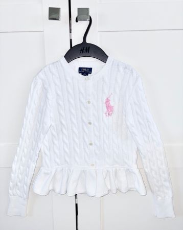 Ralph Lauren girls cardigan sweater Jäckli 8 10 Y 140 NEW
