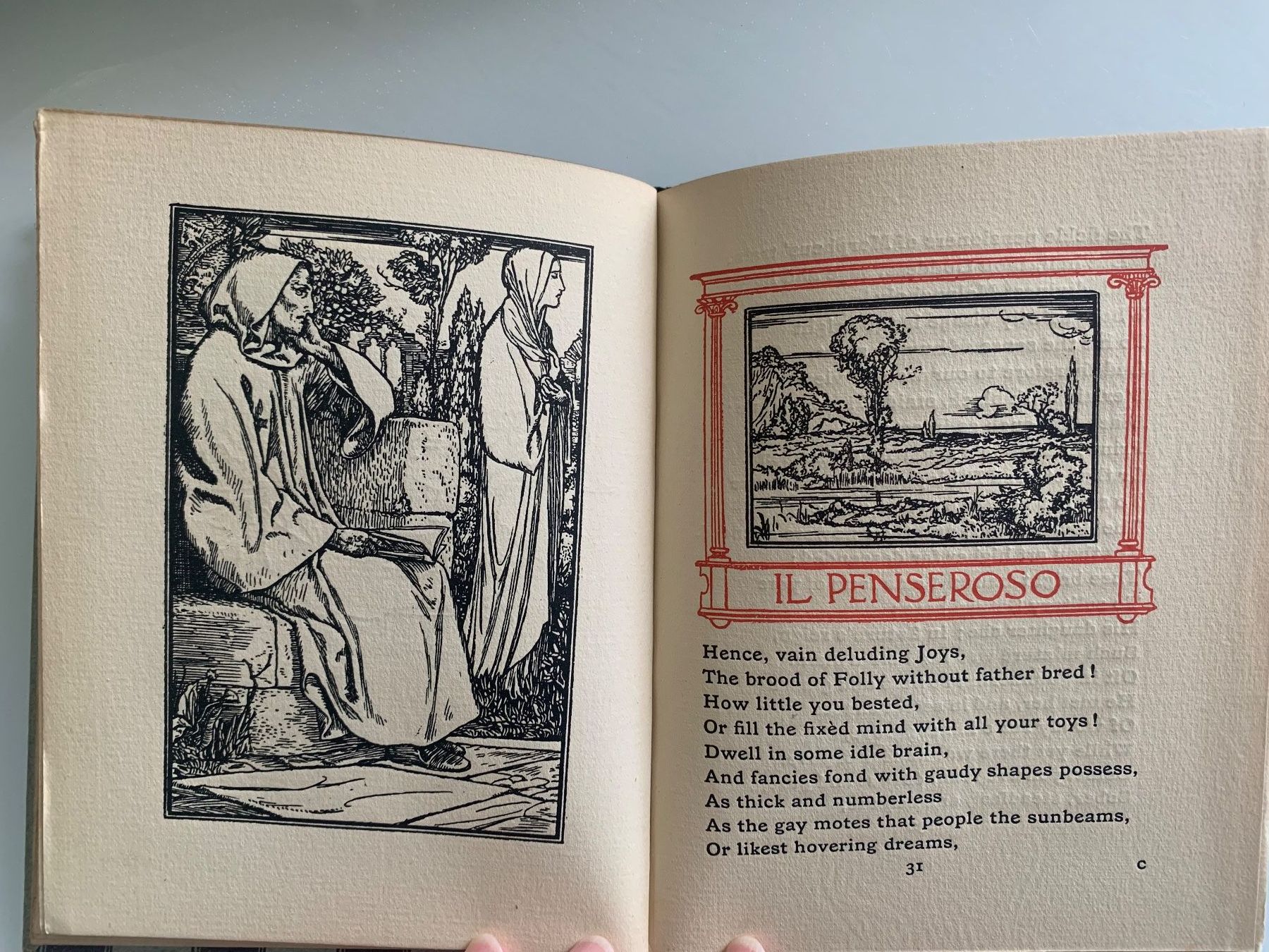 Libri: John Milton: Lycidas and Other Odes. Ill. R. Anning Bell. – Usato da Basel venduto da SusaSandig 7