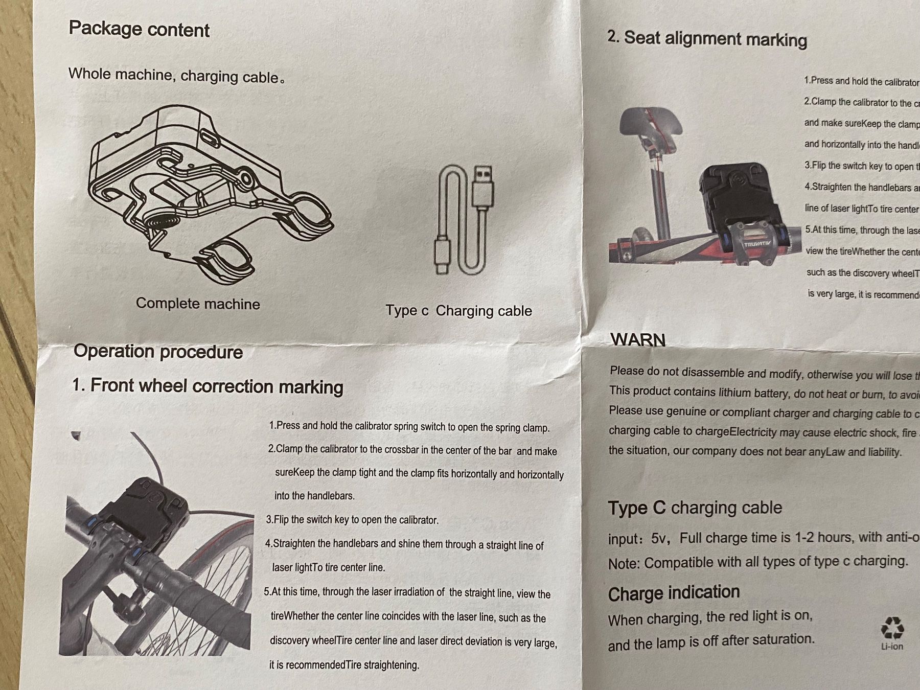 Ersatzteile: Lenkstange und Sattel Laser Calibrator – Gebraucht aus Frauenfeld von Peedee-1 3