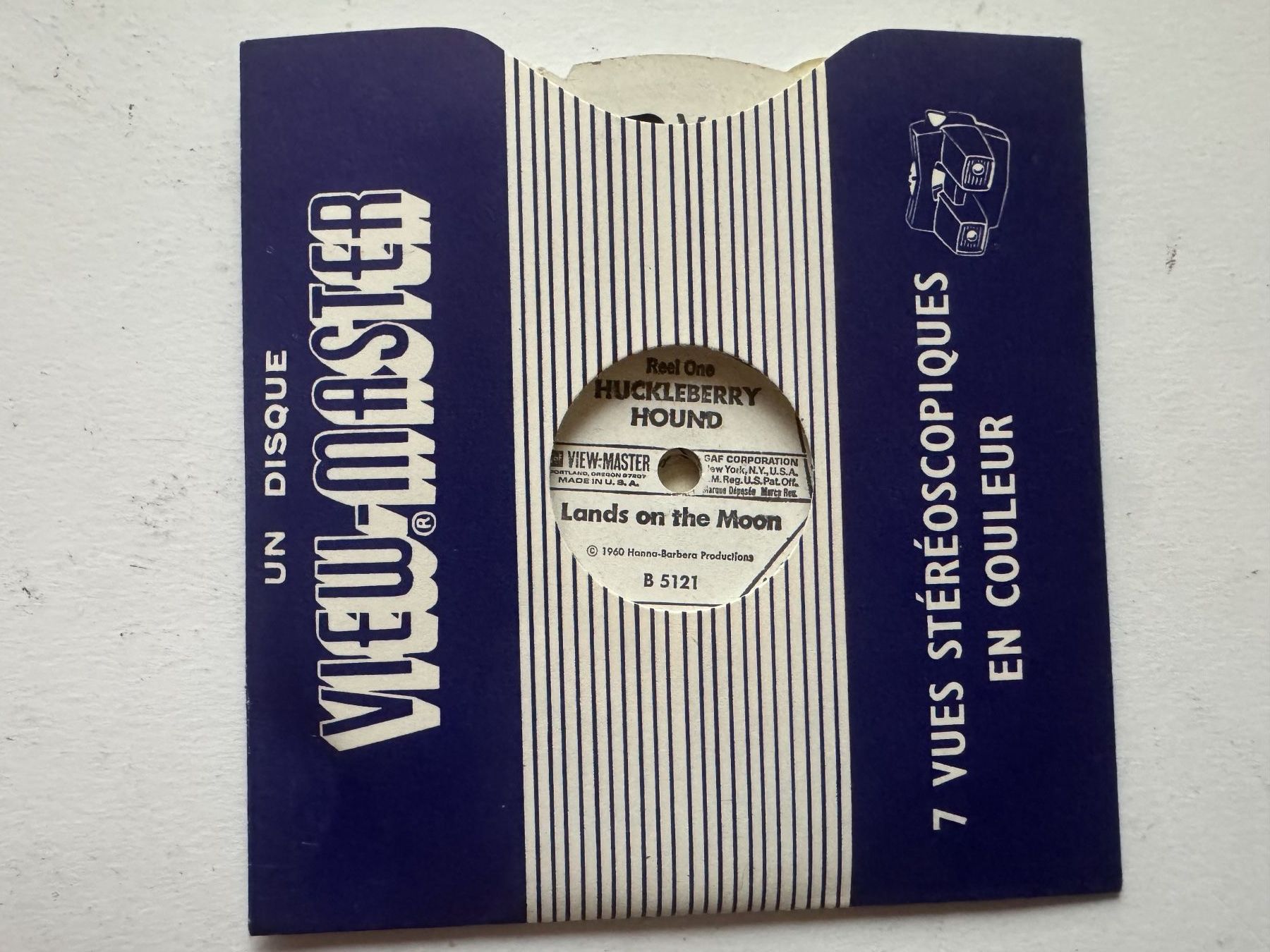 View-master Spielzeuge: View-Master 3D: Nr. B 512 HUCKLEBERRY HOUND mit Yogi Bear – Gebraucht aus Tegerfelden von siebenmacky