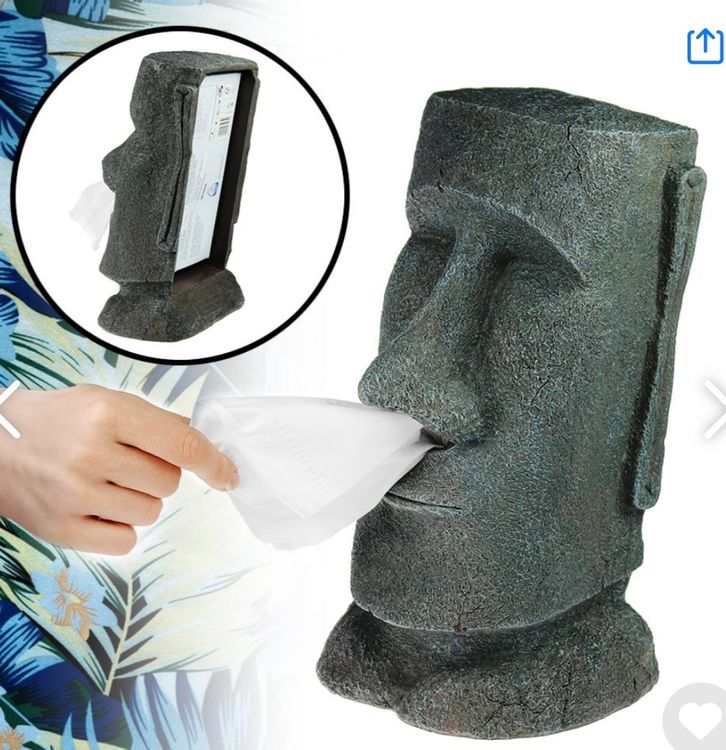 Moai Taschentuchspender 1