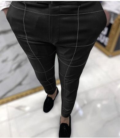 NEUE Herren Casual Sommer Hose schwarz Gr. M - 230816