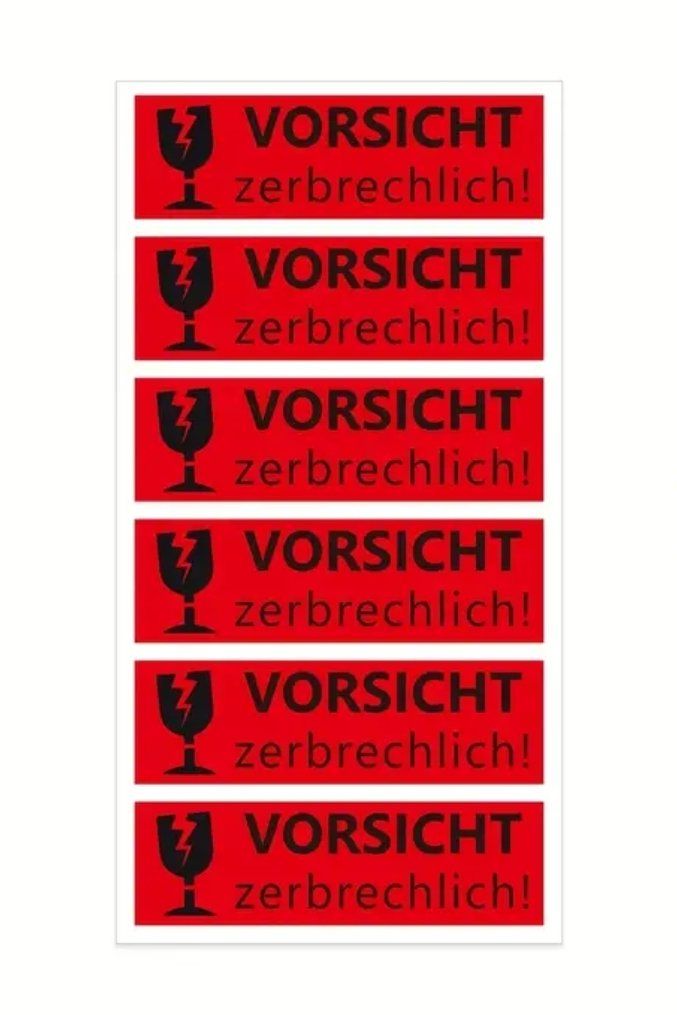 Sticker: 30x Sticker Aufkleber vorsicht zerbrechlich – Nuovo e nell'imballaggio originale da Dintikon venduto da Vexi 3