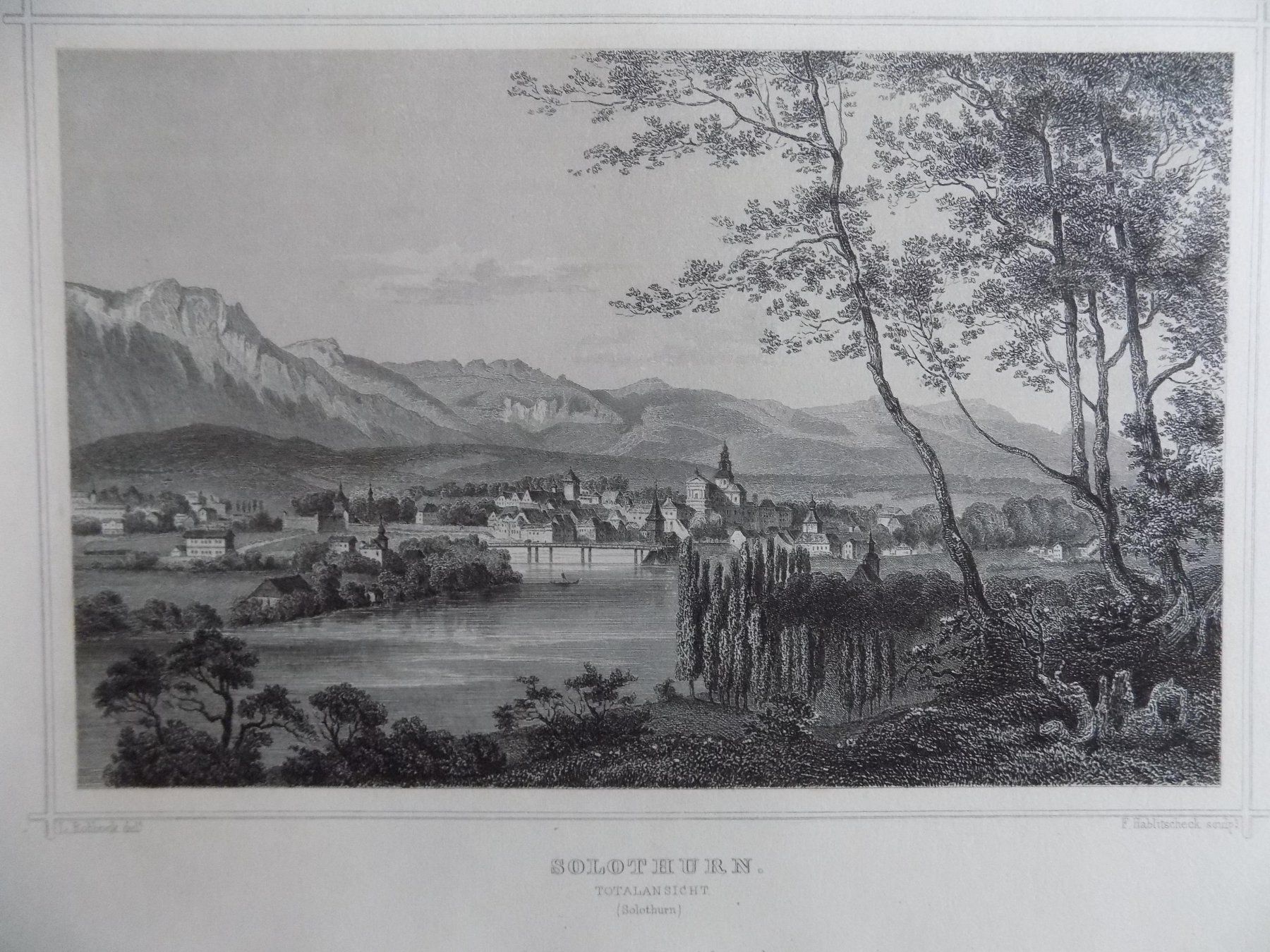 Incisioni: Solothurn von Rohbock – Usato da Risch venduto da Antikfee 2