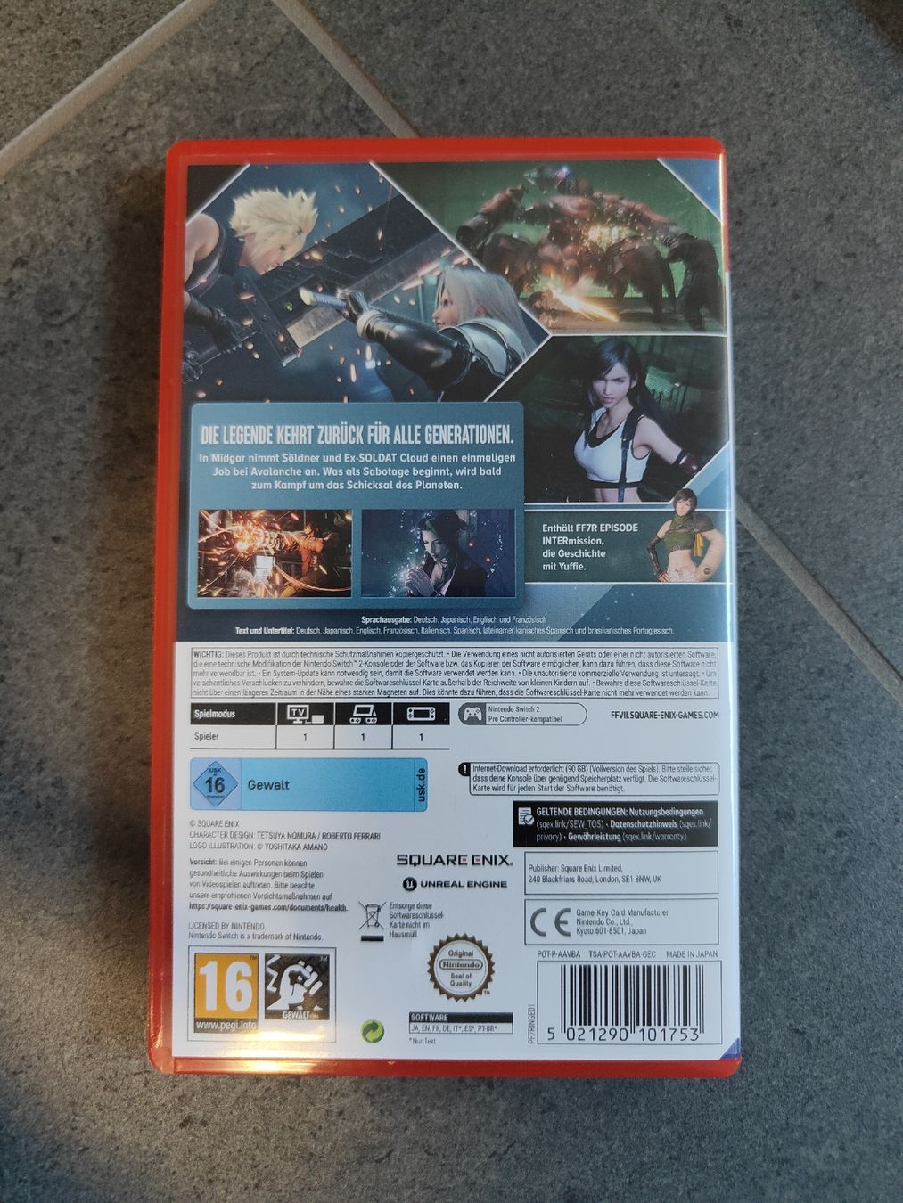 Giochi: Final Fantasy VII Remake für Switch 2 – Nuovo e nell'imballaggio originale da Rümlingen venduto da Egge4 2