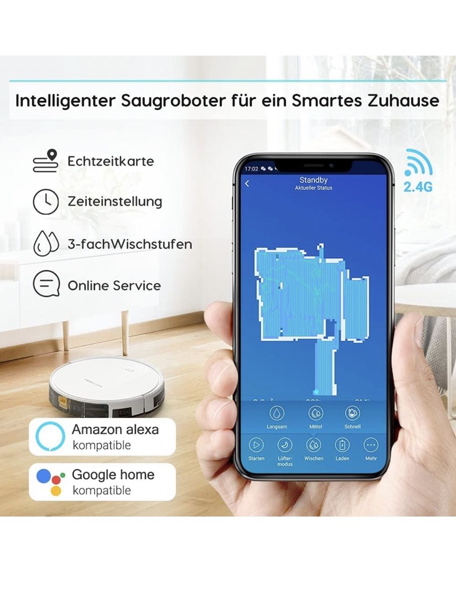 Staubsauger & Zubehör: Saug-Wischroboter 2 in 1 Roboterstaubsauger – Gebraucht aus Schlieren von axe_nr8f 3