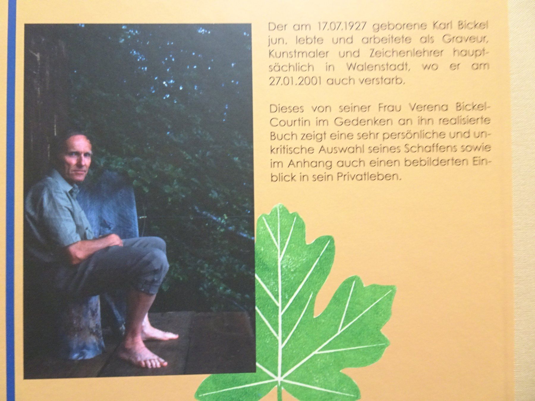 Libri: Karl Bickel Junior limitierte Auflage 300 Exemplare 2014 – Usato da Siebnen venduto da niki61 1