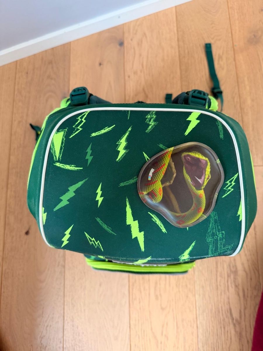 Ergobag Borse & Zaini: Ergobag Schulsack, Green Lightning Design – Usato da Oeschgen venduto da Michaelhuber020 3