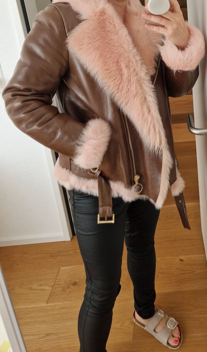 Jacken: Uterque Winterjacke Pilot Pelz Leder Gr. M – Gebraucht aus Erlinsbach SO von ULIKH 1