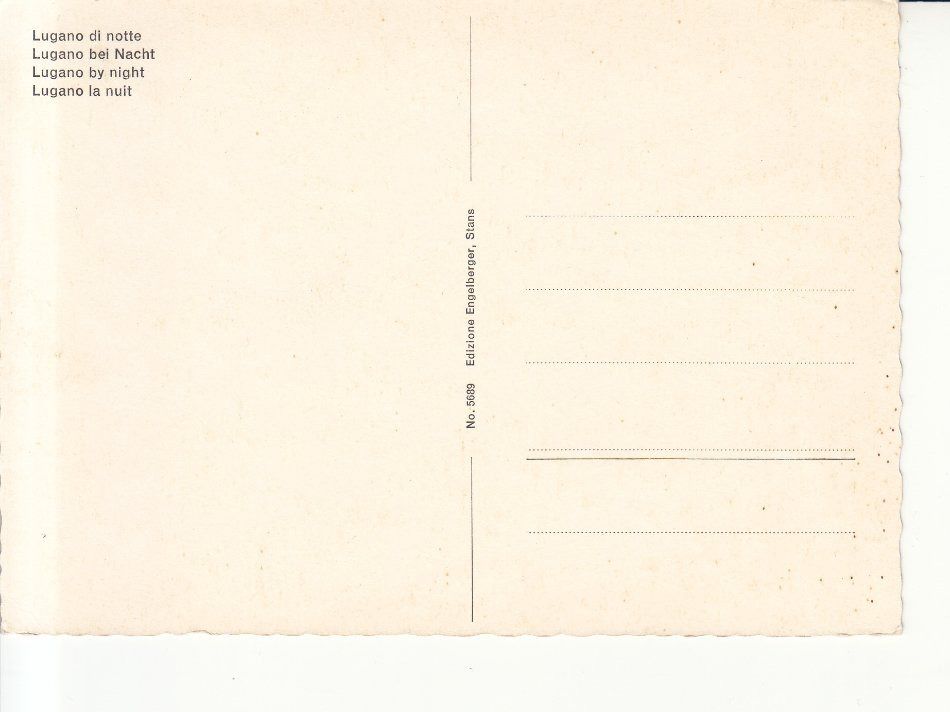 Cartoline postali: Lugano ca. 1965 – Usato da Bürglen TG venduto da StampGraf 1