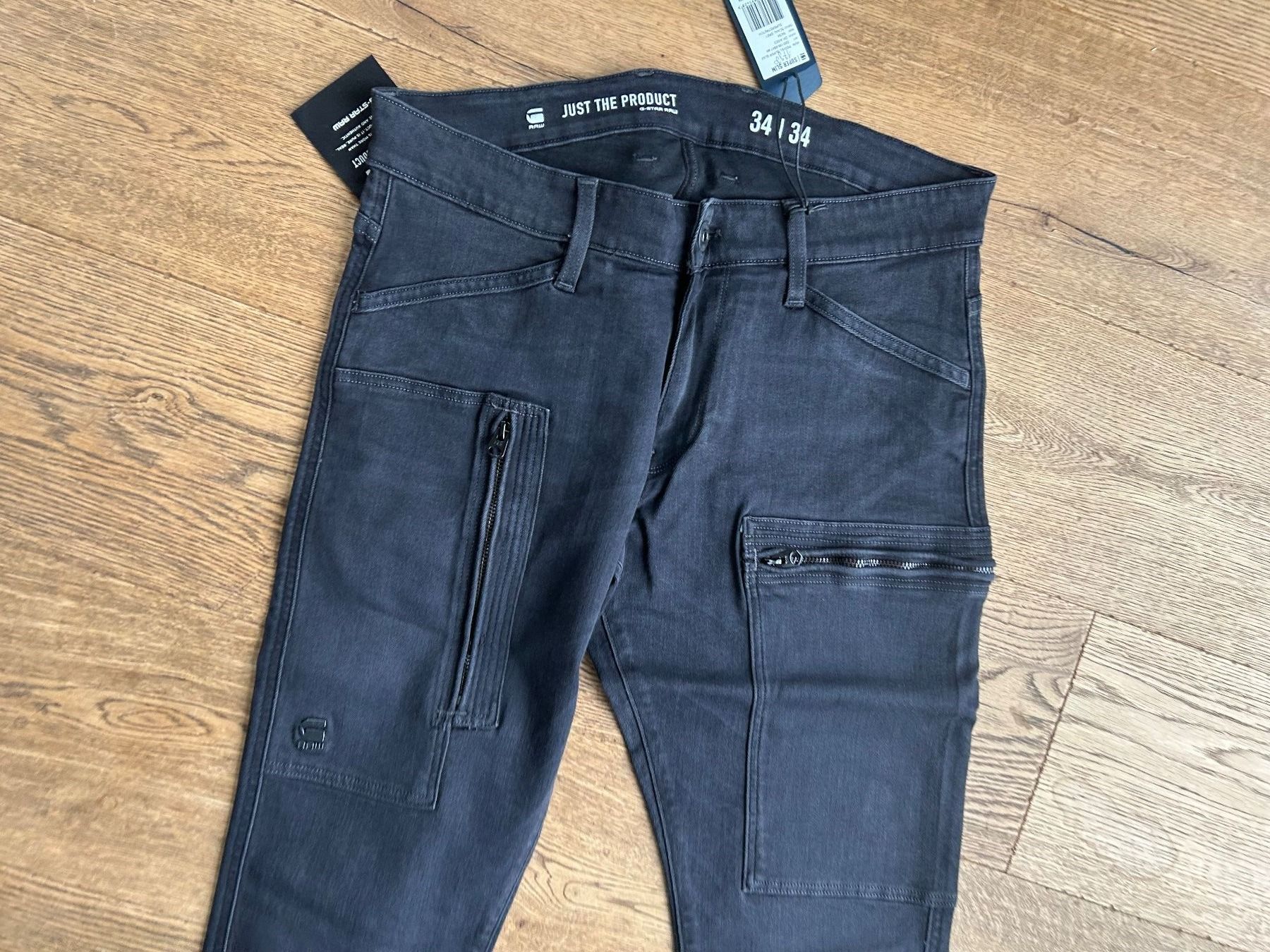 Jeans: Jeans, G-Star, ++NEU++, 34/34 super slim – Neu (gemäss Beschreibung) aus Stettfurt von outlet72 2