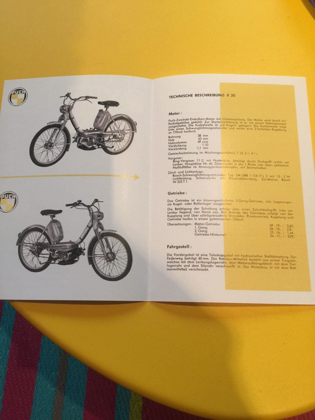 Puch Parti ricambio per ciclomotori: Puch velux prospeckt‪ – Nuovo (secondo la descrizione) da Capolago venduto da Lillo22 2