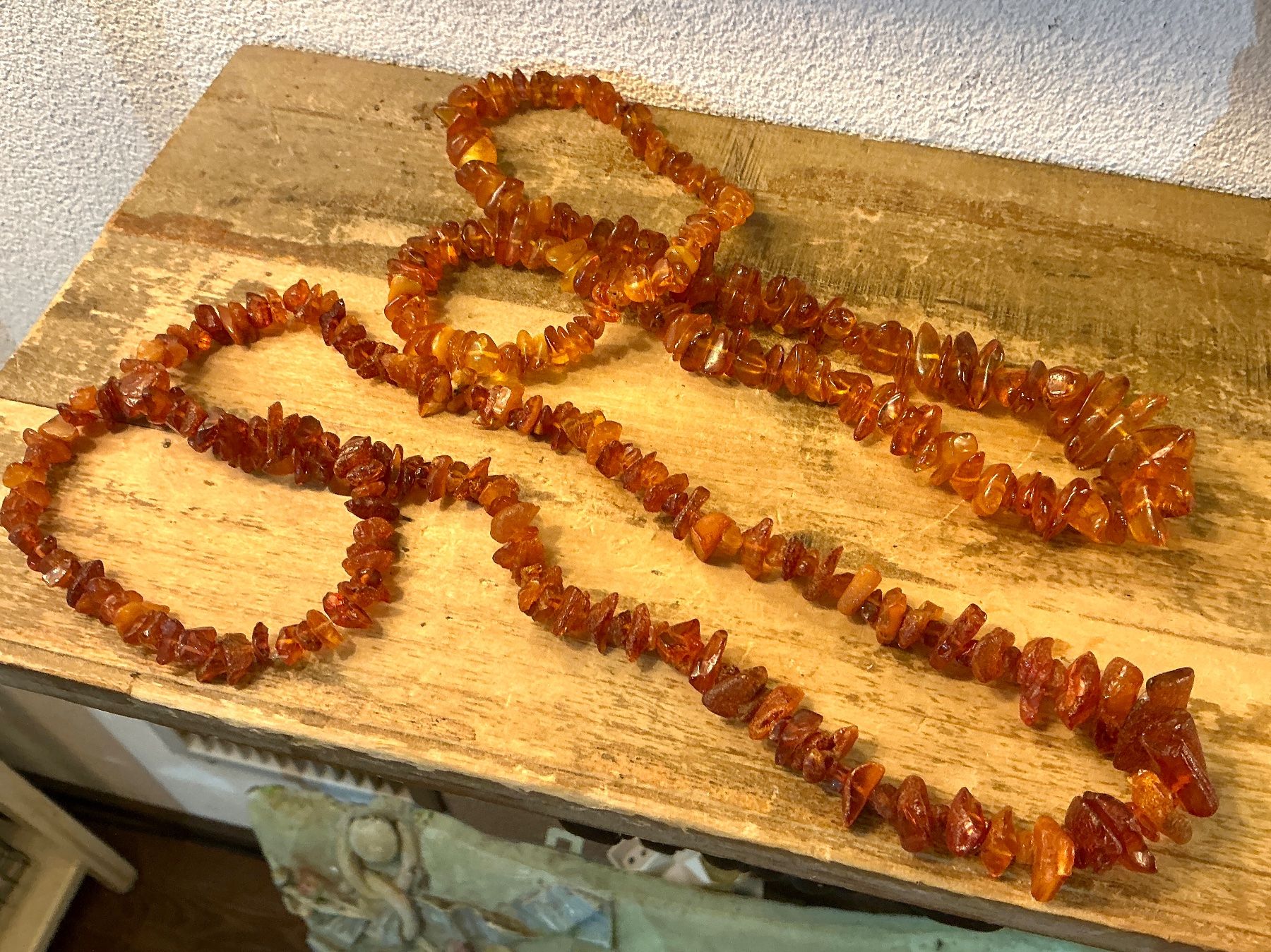 Catenine: 2 VINTAGE BERNSTEIN KETTE, BALTIK, 81 GR – Usato da Biglen venduto da Limarkt 1