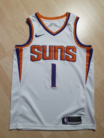Nike NBA Trikot Suns Booker Gr. M Dri-Fit weiss