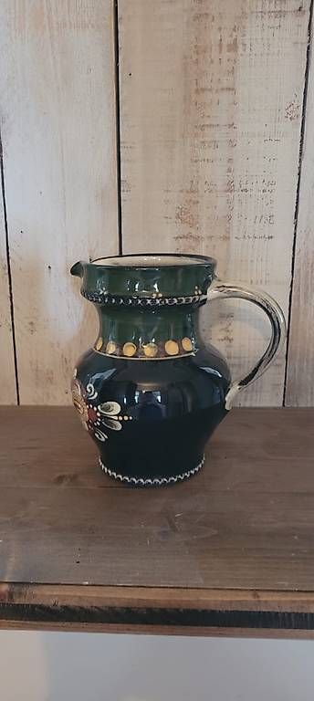 Caraffe: Keramikkaraffe floral traditionell – Usato da Biberist venduto da FarbAder 3