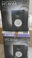 2 YAMAHA MONITOR SPEAKER HS 80 WIE NEU